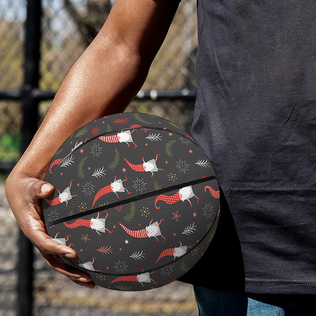 Christmas Gnomes Pattern Print Basketball