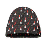 Christmas Gnomes Pattern Print Beanie