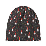 Christmas Gnomes Pattern Print Beanie