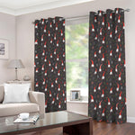 Christmas Gnomes Pattern Print Blackout Grommet Curtains