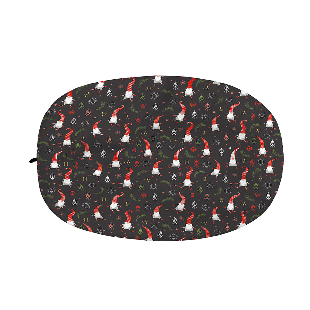 Christmas Gnomes Pattern Print Car Side Mirror Covers