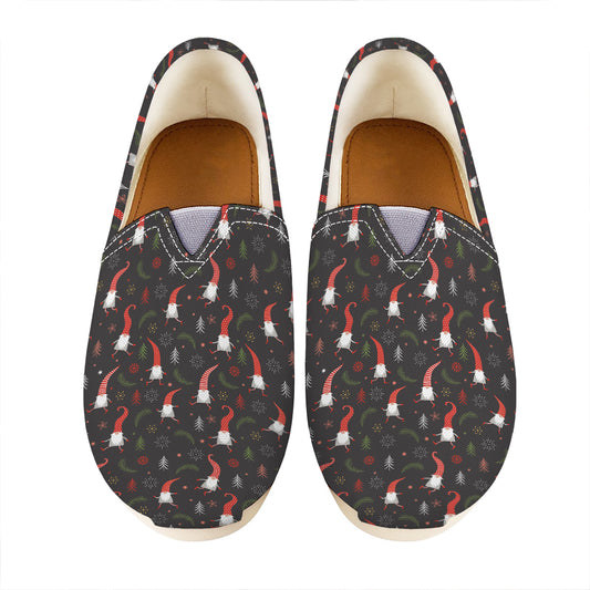 Christmas Gnomes Pattern Print Casual Shoes