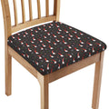 Christmas Gnomes Pattern Print Chair Cushion Cover