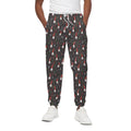 Christmas Gnomes Pattern Print Cotton Sweatpants