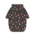 Christmas Gnomes Pattern Print Dog Zip Up Hoodie