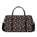 Christmas Gnomes Pattern Print Duffel Bag