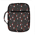 Christmas Gnomes Pattern Print Front Pocket Bible Bag