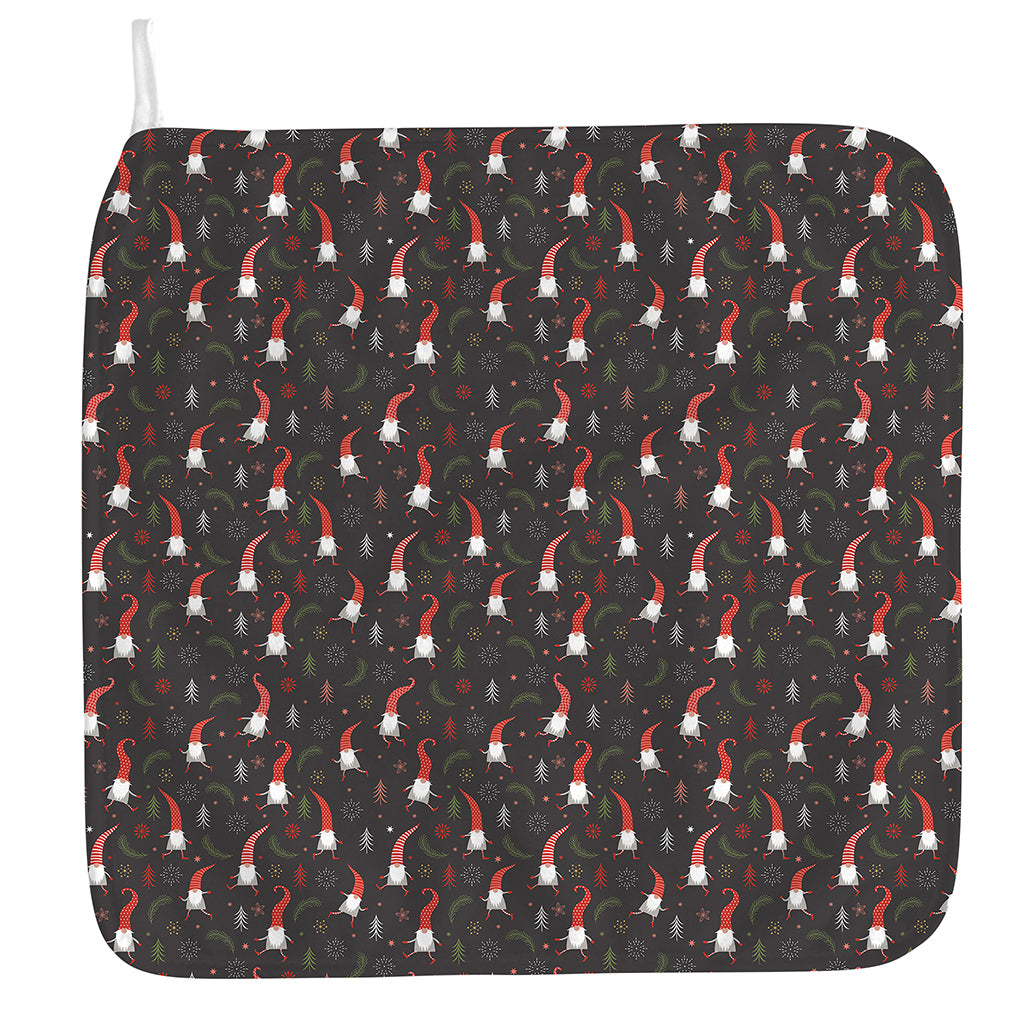 Christmas Gnomes Pattern Print Hand Towel