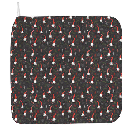 Christmas Gnomes Pattern Print Hand Towel