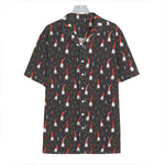 Christmas Gnomes Pattern Print Hawaiian Shirt