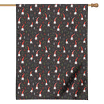 Christmas Gnomes Pattern Print House Flag