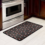 Christmas Gnomes Pattern Print Kitchen Mat