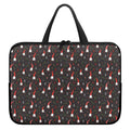 Christmas Gnomes Pattern Print Laptop Sleeve With Handle