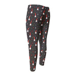 Christmas Gnomes Pattern Print Men's Compression Pants