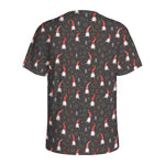 Christmas Gnomes Pattern Print Men's Sports T-Shirt