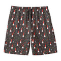 Christmas Gnomes Pattern Print Men's Swim Trunks
