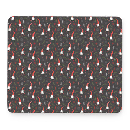 Christmas Gnomes Pattern Print Mouse Pad