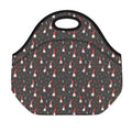 Christmas Gnomes Pattern Print Neoprene Lunch Bag