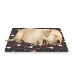 Christmas Gnomes Pattern Print Pet Cooling Mat Cover