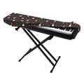 Christmas Gnomes Pattern Print Piano Keyboard Cover