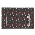 Christmas Gnomes Pattern Print Placemat