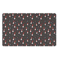 Christmas Gnomes Pattern Print Polyester Doormat
