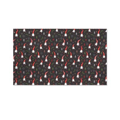 Christmas Gnomes Pattern Print Polyester Flag
