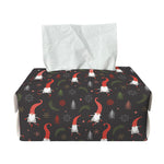 Christmas Gnomes Pattern Print Rectangle Tissue Box Cover