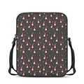 Christmas Gnomes Pattern Print Rectangular Crossbody Bag