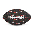 Christmas Gnomes Pattern Print Rugby Ball