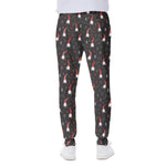 Christmas Gnomes Pattern Print Scuba Joggers