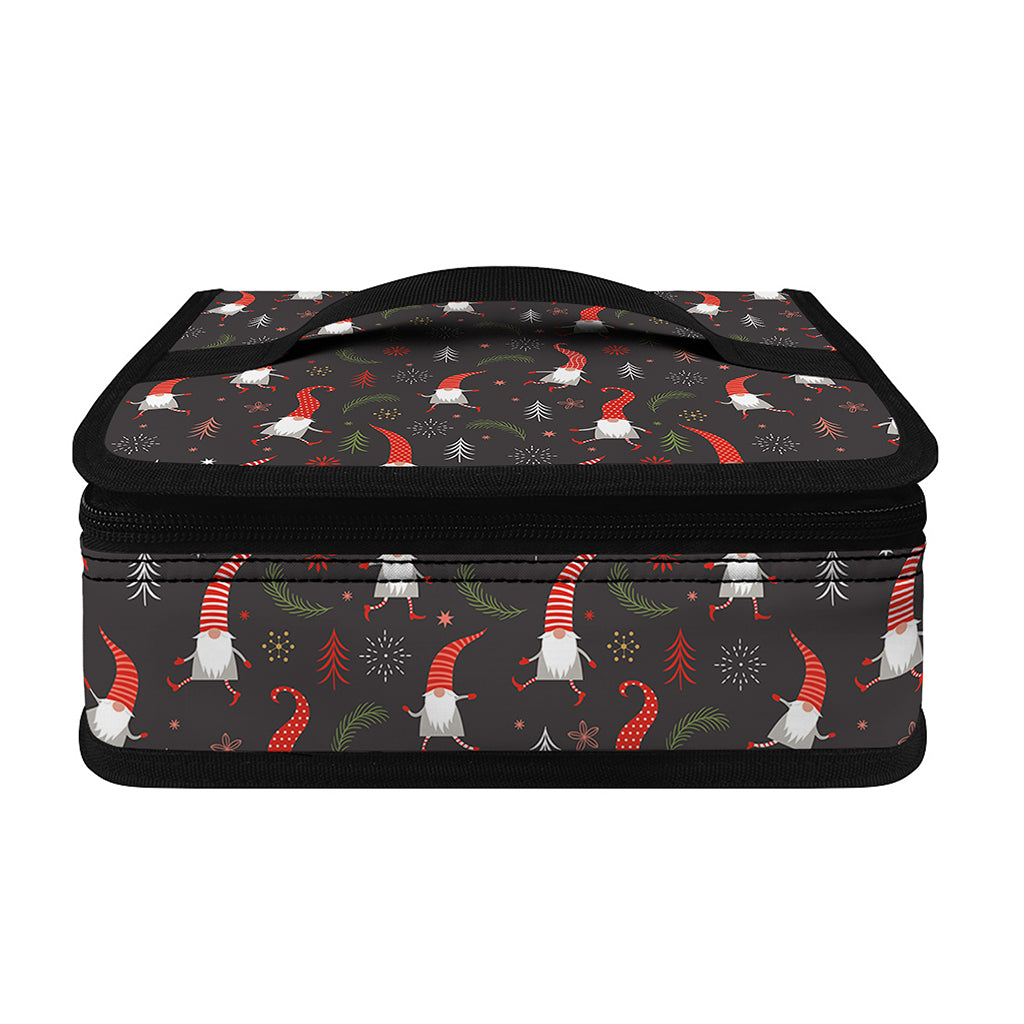 Christmas Gnomes Pattern Print Small Lunch Bag