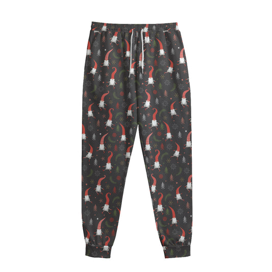Christmas Gnomes Pattern Print Sweatpants