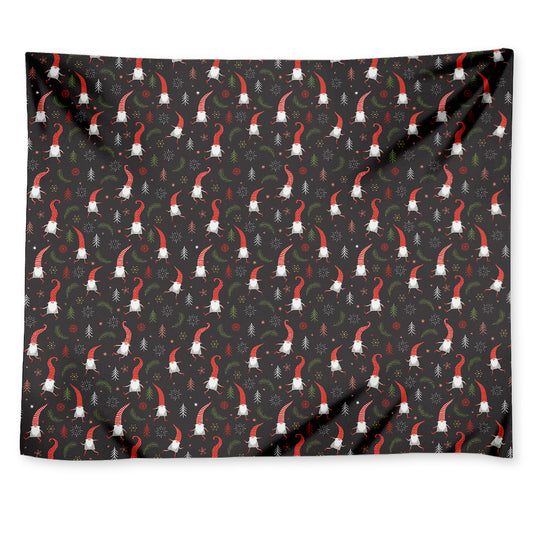 Christmas Gnomes Pattern Print Tapestry
