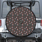 Christmas Gnomes Pattern Print Tire Cover With Camera Hole