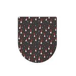 Christmas Gnomes Pattern Print Toilet Lid Cover