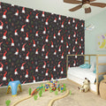 Christmas Gnomes Pattern Print Wall Sticker