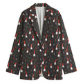 Christmas Gnomes Pattern Print Women's Blazer