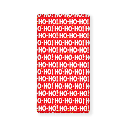 Christmas Ho Ho Ho Pattern Print Baby Crib Sheet
