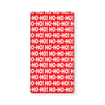 Christmas Ho Ho Ho Pattern Print Baby Crib Sheet