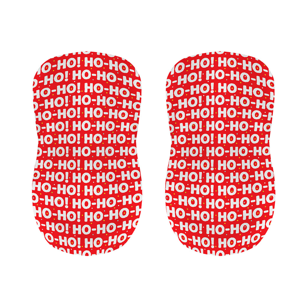 Christmas Ho Ho Ho Pattern Print Bar Stool Covers