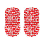 Christmas Ho Ho Ho Pattern Print Bar Stool Covers