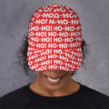 Christmas Ho Ho Ho Pattern Print Baseball Cap