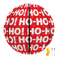 Christmas Ho Ho Ho Pattern Print Basketball