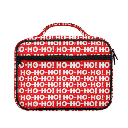 Christmas Ho Ho Ho Pattern Print Briefcase Bible Bag