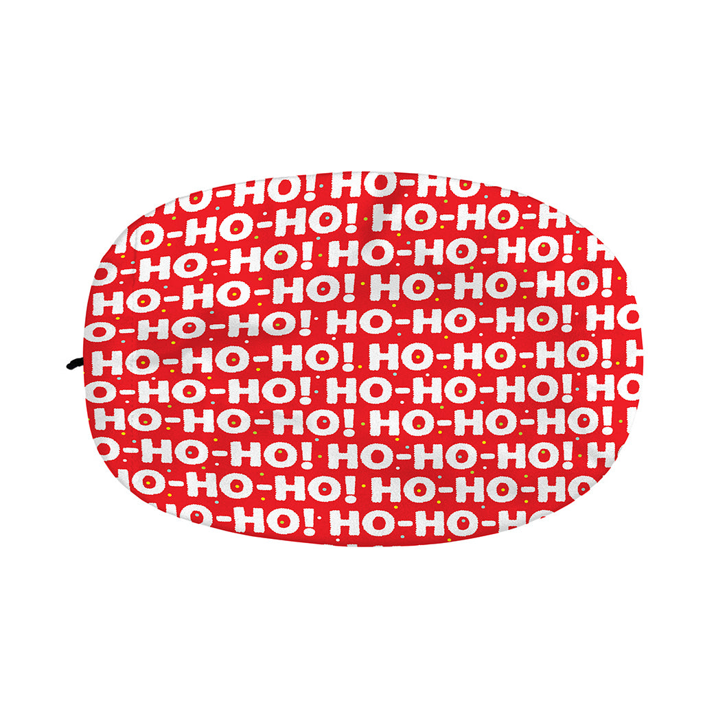 Christmas Ho Ho Ho Pattern Print Car Side Mirror Covers