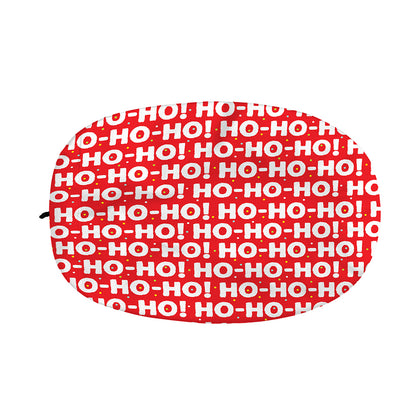 Christmas Ho Ho Ho Pattern Print Car Side Mirror Covers