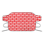 Christmas Ho Ho Ho Pattern Print Car Windshield Snow Cover