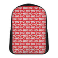 Christmas Ho Ho Ho Pattern Print Casual Backpack