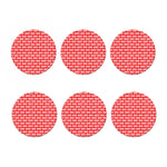 Christmas Ho Ho Ho Pattern Print Coaster Set